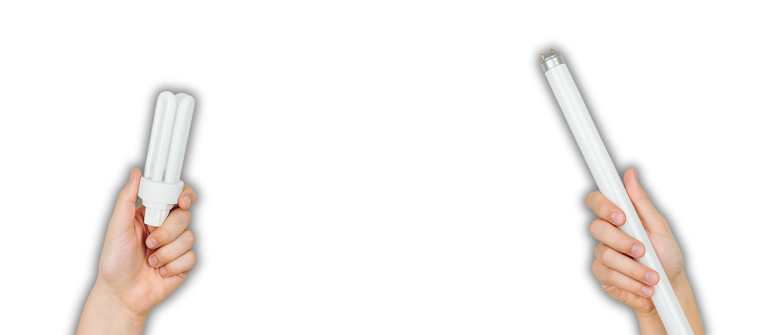 lysrör till företag och industri. Äldre lysrör, kompaktlysrör och cirkellysrör.